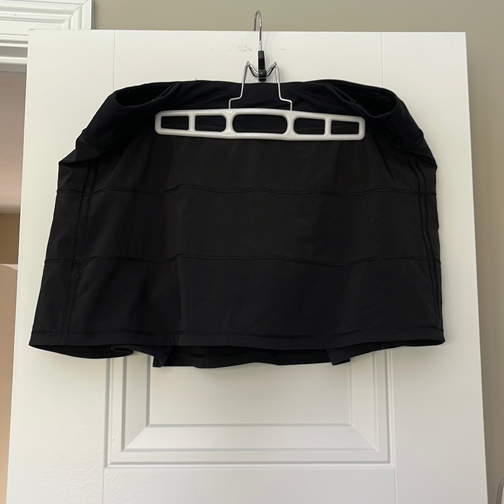 Lululemon Pace Rival *Long* Skirt, No Tags, Size 12, Black, EUC.